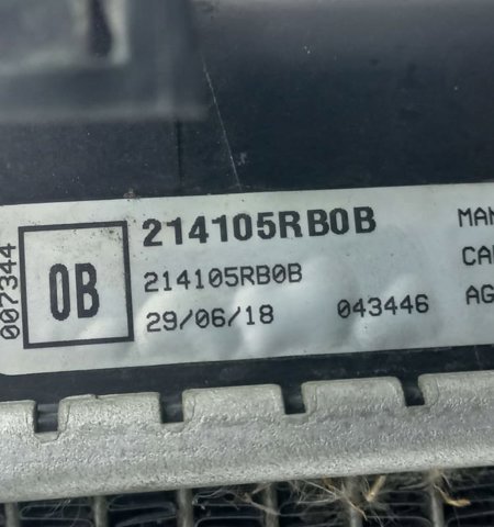 214105RB0B NISSAN Радиатор охлаждения двигателя купить в Украина