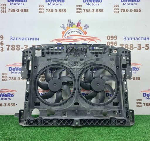 Диффузор радиатора охлаждения в сборе с мотором и крыльчаткой 214813JA2E NISSAN
