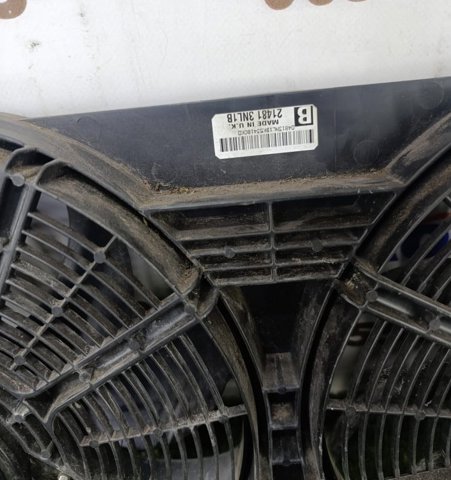 214813NL1B NISSAN Диффузор радиатора кондиционера, в сборе с крыльчаткой и мотором купить в Черновцы