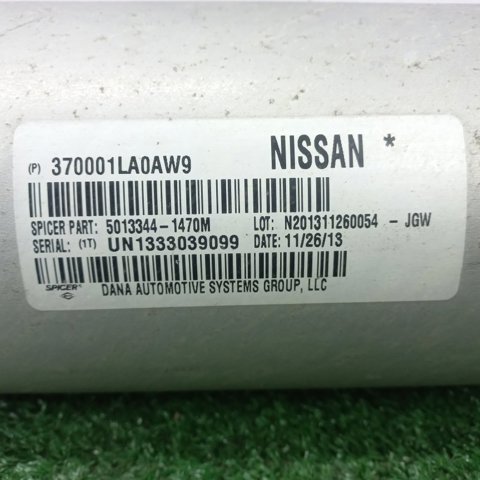 370001LA0A NISSAN Кардан задний купить в Ровно