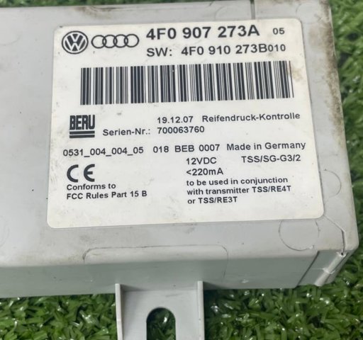 4F0907273A VAG Блок системы контроля давления в шинах купить в Полтава