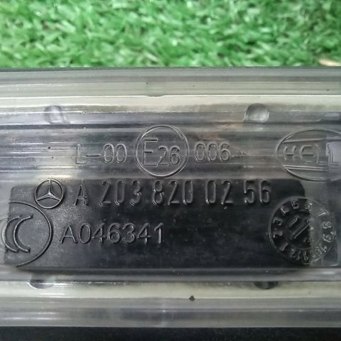 Фонарь подсветки заднего номера A2038200256 TESLA