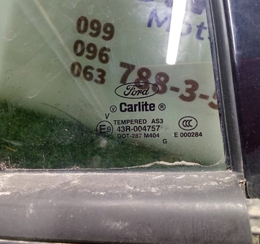 BB5Z7825766A FORD Стекло-форточка двери задней правой купить в Запорожье