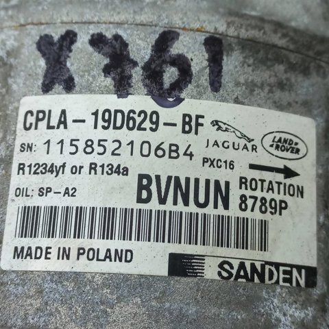 JAGUAR CPLA19D629BG Компрессор кондиционера в наличии Сумы