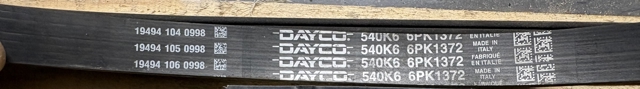 6PK1372 DAYCO Ремень генератора купить в Житомир