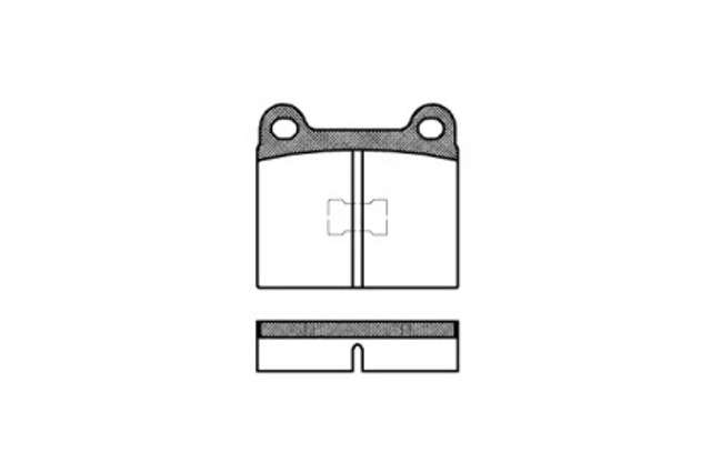 REMSA 001700 Колодки тормозные передние дисковые в наличии Кривой Рог