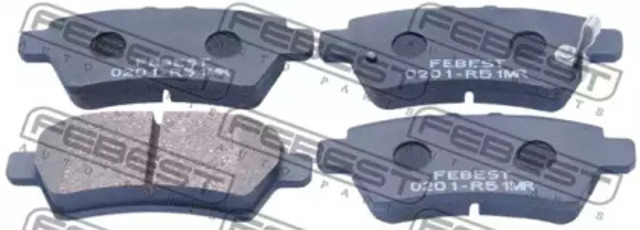 0201R51MR FEBEST Задние тормозные колодки купить в Николаев