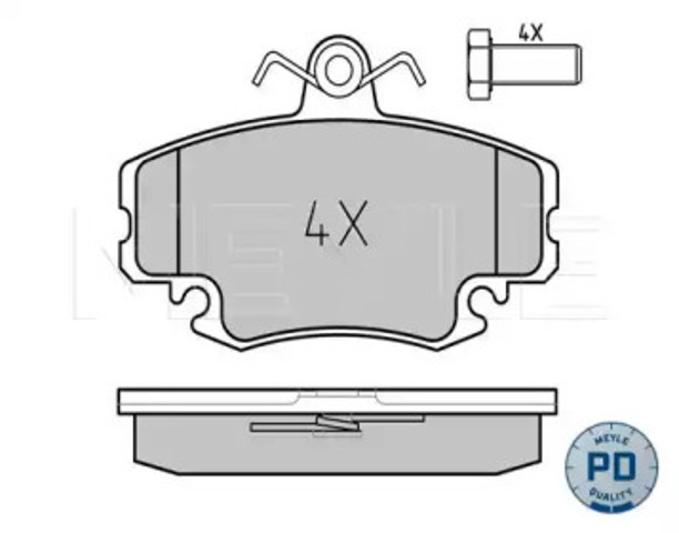 MEYLE 0252146318PD Колодки тормозные передние дисковые в наличии Чернигов