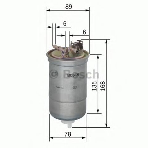 BOSCH 0450906261 Фильтр топливный в наличии Черкассы