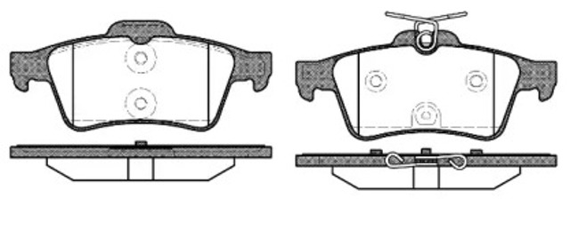 REMSA 084240 Колодки тормозные задние дисковые в наличии Чернигов