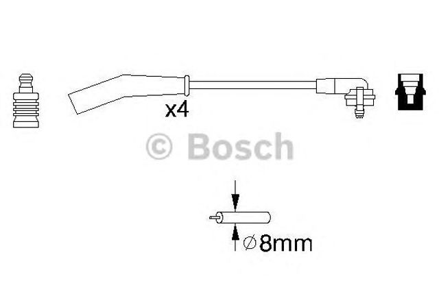 BOSCH 0986356829 Высоковольтные провода в наличии Черкассы