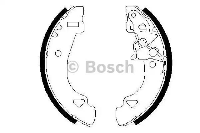 0986487331 BOSCH Колодки тормозные задние барабанные купить в Черновцы