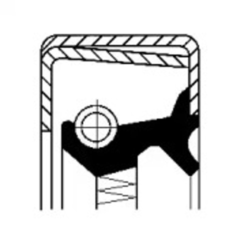 CORTECO 12012039B Сальник передней ступицы в наличии Ровно
