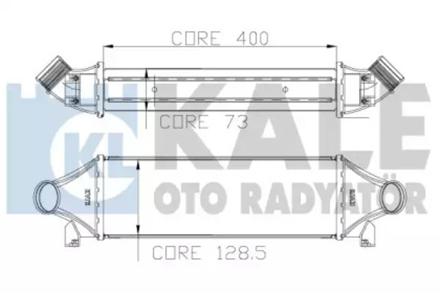 KALE 126200 Интеркулер в наличии Одесса