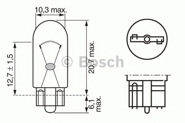 1987302223 BOSCH Лампочка купить в Хмельницкий