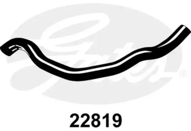 GATES 22819 Шланг (патрубок) радиатора охлаждения нижний в наличии Харьков