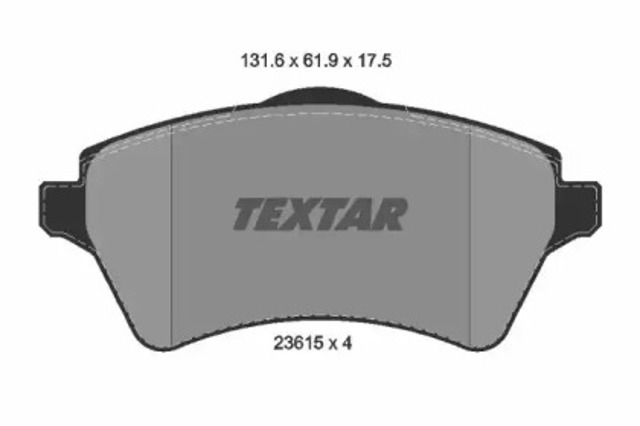 TEXTAR 2361501 Передние тормозные колодки в наличии Тернополь
