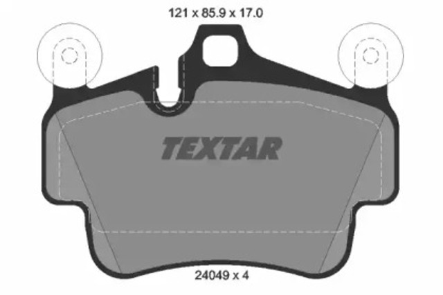 TEXTAR 2404901 Колодки тормозные передние дисковые в наличии Ирпень