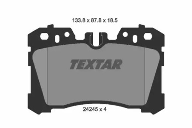 TEXTAR 2424501 Передние тормозные колодки в наличии Днепр