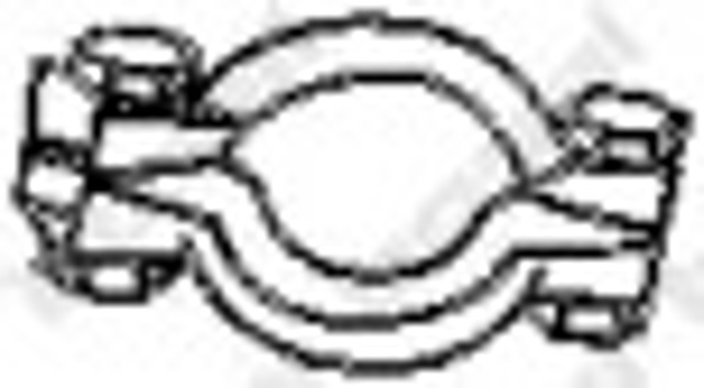 BOSAL 254951 Хомут глушителя передний в наличии Сумы