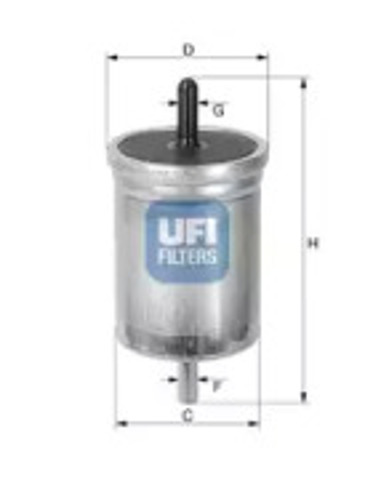 3151400 UFI Фильтр топливный купить в Ирпень