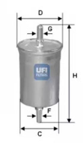 UFI 3174700 Топливный фильтр в наличии Украина