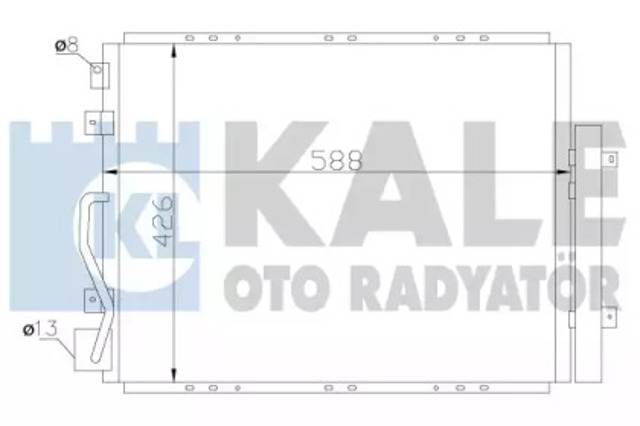 342625 Радиатор кондиционера купить Киев