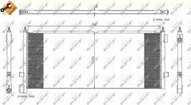 NRF 35892 Радиатор кондиционера в наличии Запорожье