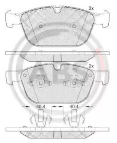 37750 ABS Колодки тормозные передние дисковые купить в Черновцы