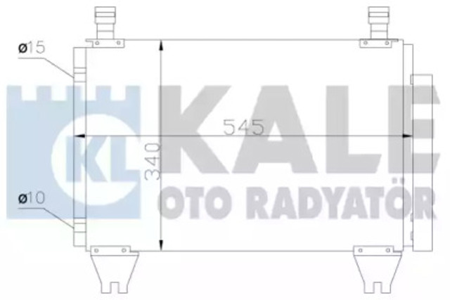 383500 KALE Радиатор кондиционера купить в Ровно
