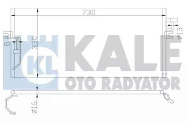 388500 KALE Радиатор кондиционера купить в Киев