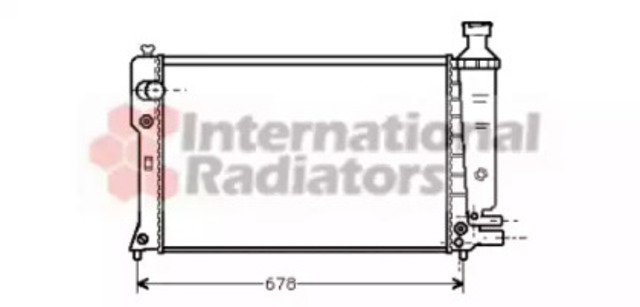 VAN WEZEL 40002097 Радиатор в наличии Ирпень