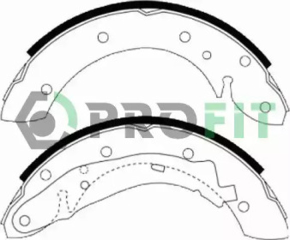 50010567 Задние барабанные колодки купить Сумы