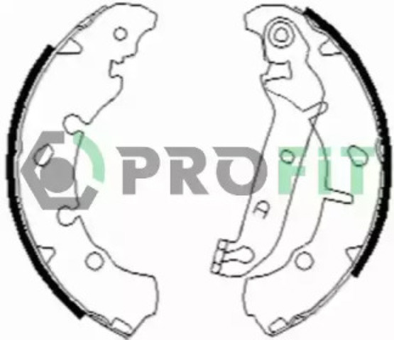 PROFIT 50010635 Колодки тормозные задние барабанные в наличии Тернополь