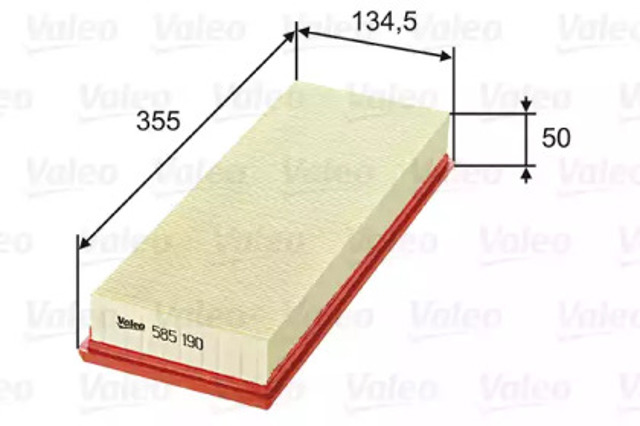 VALEO 585190 Воздушный фильтр в наличии Кривой Рог