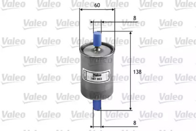 VALEO 587003 Топливный фильтр в наличии Киев