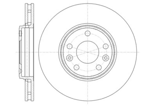 REMSA 6134410 Передние тормозные диски в наличии Черкассы