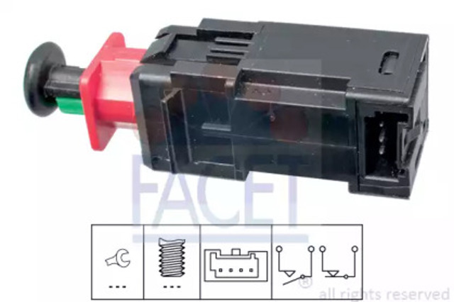 71208 FACET Датчик включения стопсигнала купить в Украина