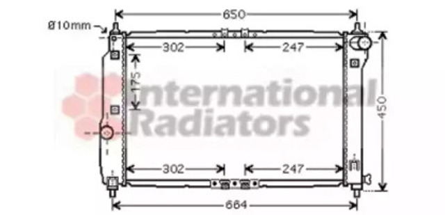 VAN WEZEL 81002067 Радиатор в наличии Каменское