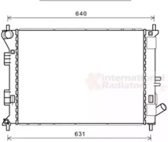 VAN WEZEL 82002335 Радиатор в наличии Ирпень