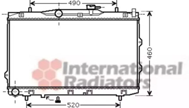 VAN WEZEL 83002074 Радиатор охлаждения двигателя в наличии Чернигов