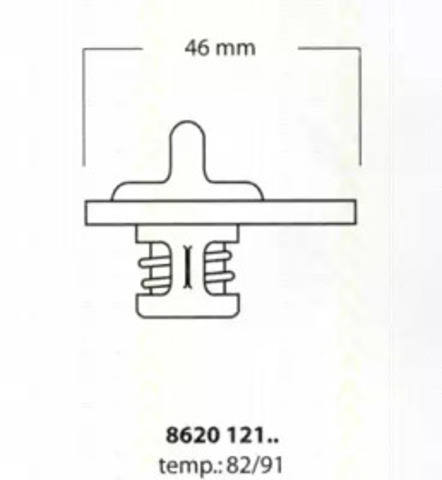 TRISCAN 862012191 Термостат в наличии Житомир