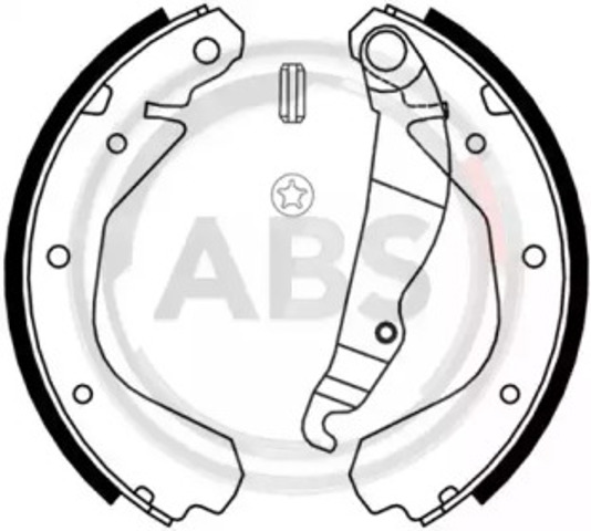 8808 ABS Колодки тормозные задние барабанные купить в Запорожье