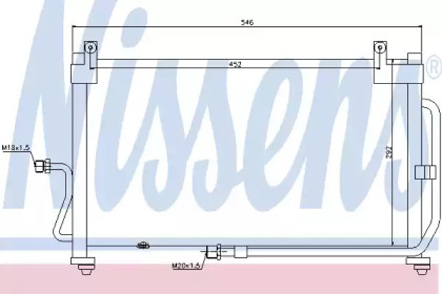 NISSENS 94411 Радиатор кондиционера в наличии Черновцы