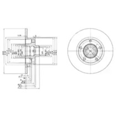 DELPHI BG2714 Тормозные диски в наличии Днепр