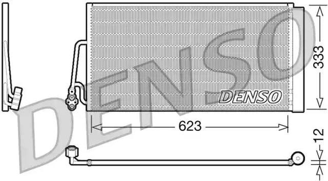 DENSO DCN05102 Радиатор кондиционера в наличии Чернигов
