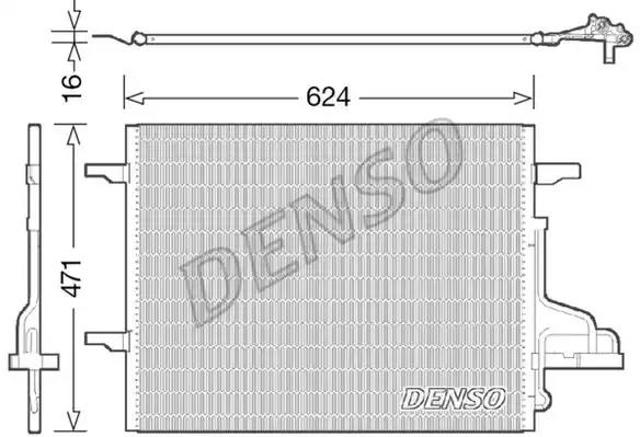 DCN10027 DENSO Радиатор кондиционера купить в Николаев