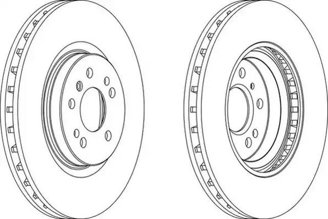 FERODO DDF1533C1 Передние тормозные диски в наличии Черновцы
