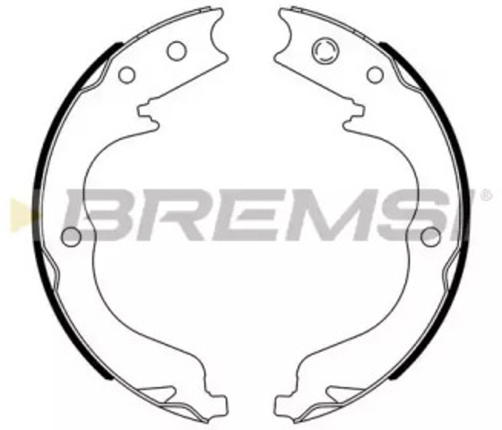 BREMSI GF0109 Колодки ручника (стояночного тормоза) в наличии Ровно