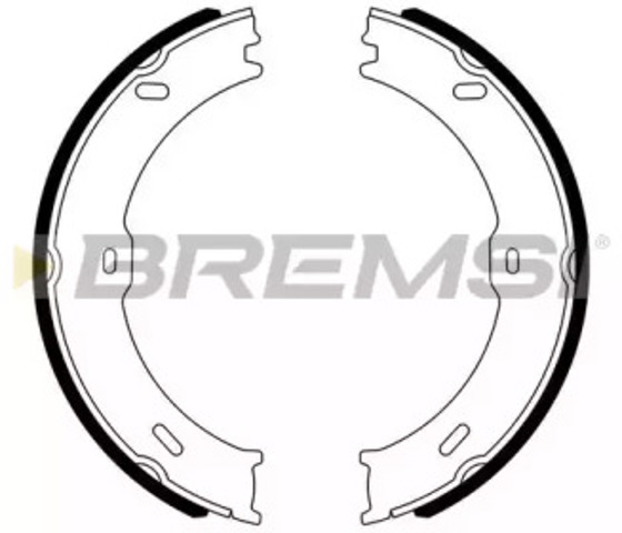 GF0315 BREMSI Колодки ручника купить в Ирпень